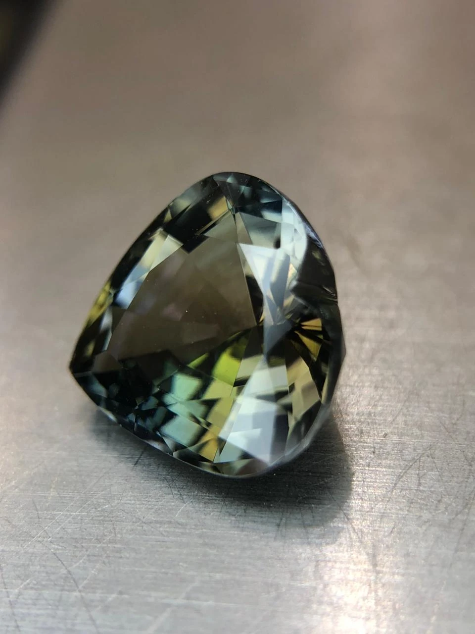 Natural Untreated Tanzanite  6.3 carats in Heart Shape from Tanzania — view 8